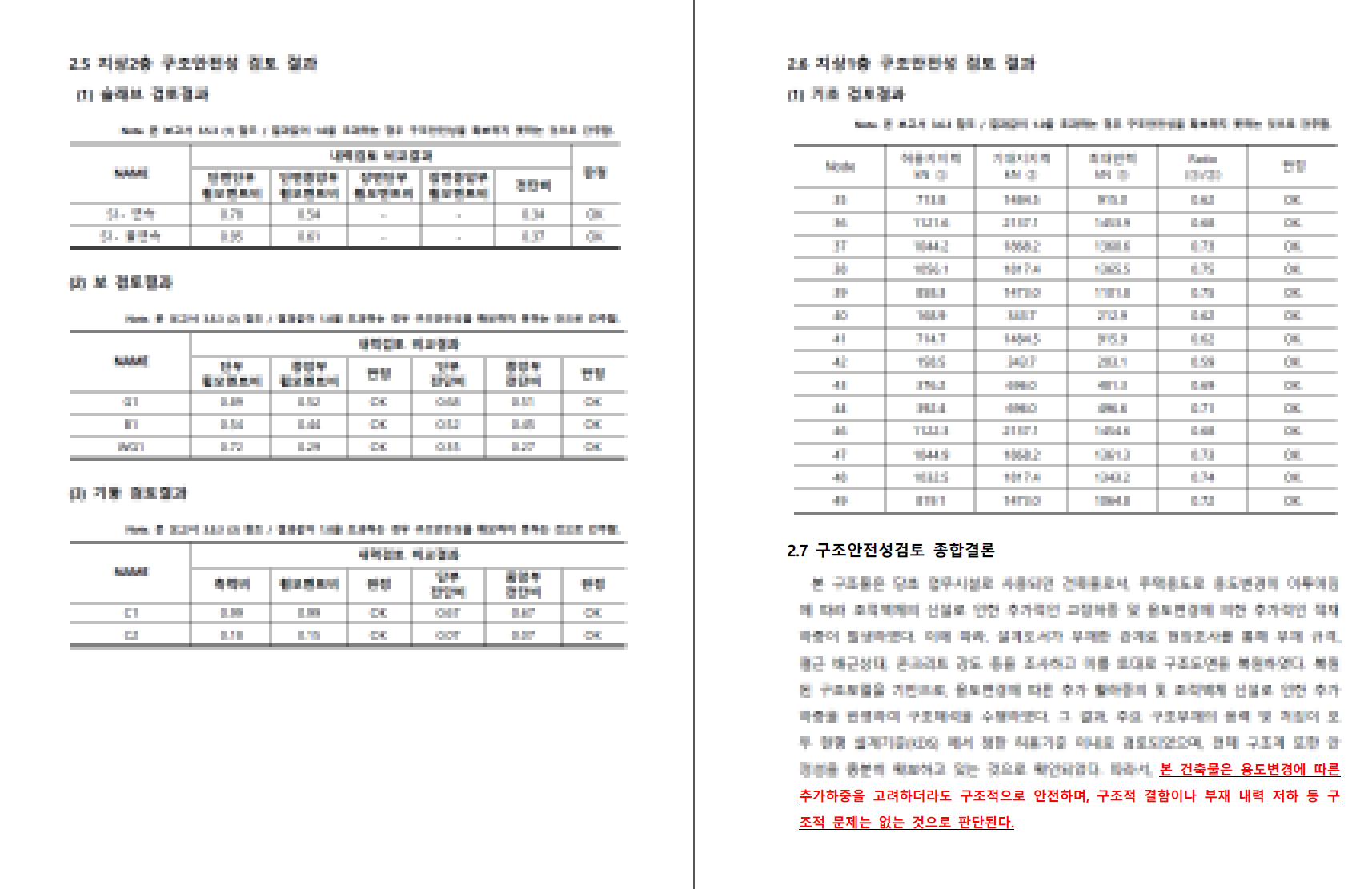 강원도 평창군 용도변경(주택->근린생활시설) 구조검토 이미지6